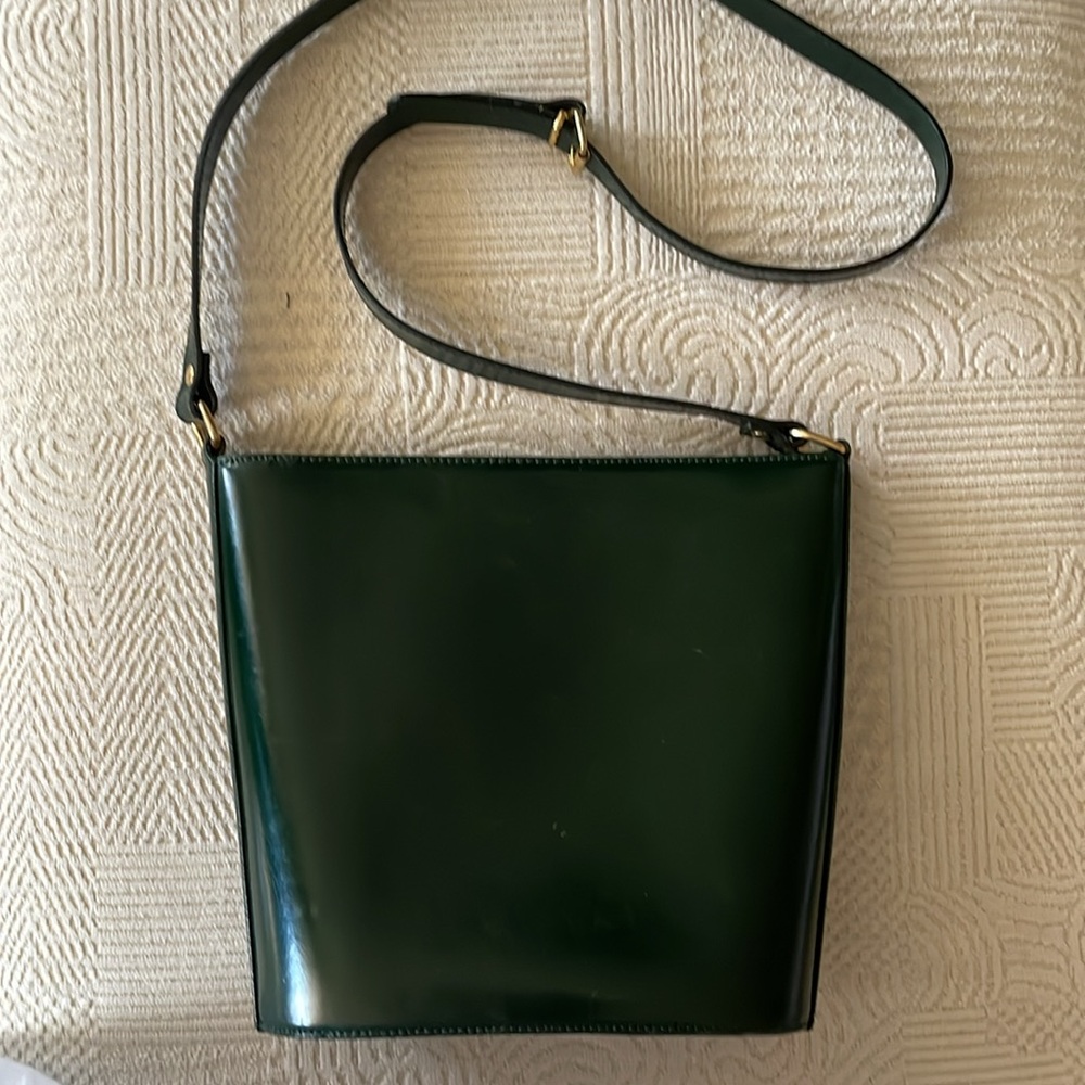 Cristian Green Leather Handbag